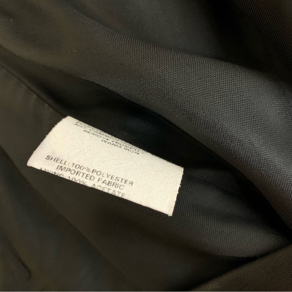 Vintage Jessica McClintock for Gunne Sax Black Satin Halter Evening Dress 3/4 - Picture 13 of 14